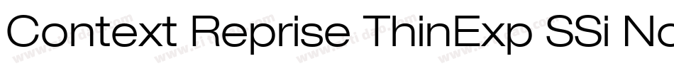 Context Reprise ThinExp SSi Normal字体转换